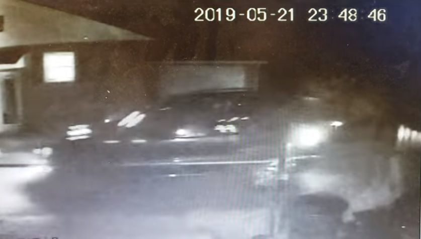 Armed robbery suspect vehicle